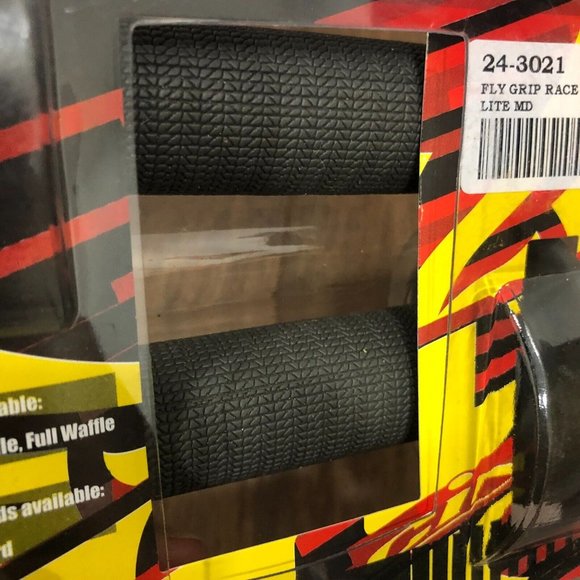 FLY RACING CONTROL Rubber Grips RACE LITE MEDIUM Shock Absorb GREY 24-3021 - Picture 3 of 8